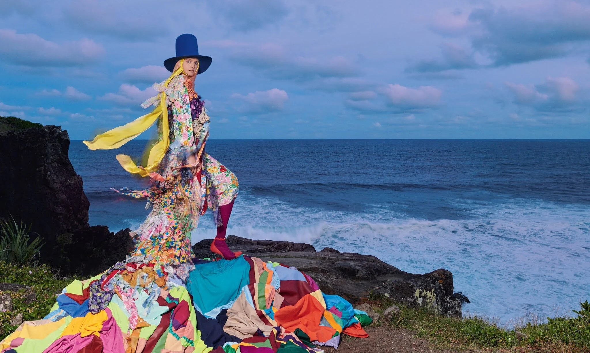 Gemma Ward Goes Bold In Artistic Optimism for Vogue Australia